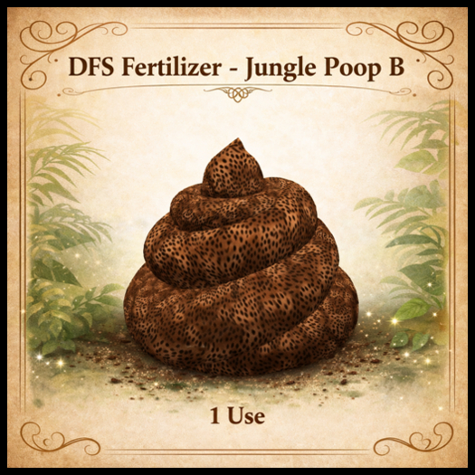 DFS Fertilizer - Jungle Poop B - ACTUAL ITEM