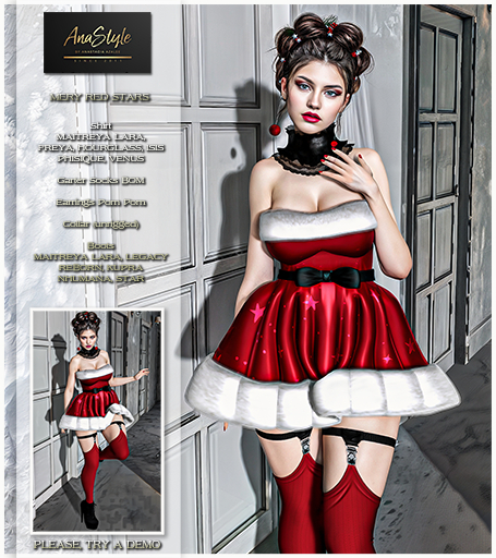 Anastyle - Mery Red Stars Outfit