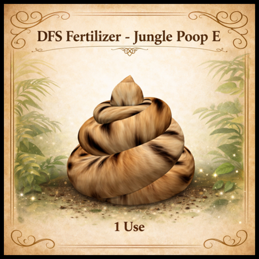 DFS Fertilizer - Jungle Poop E - ACTUAL ITEM