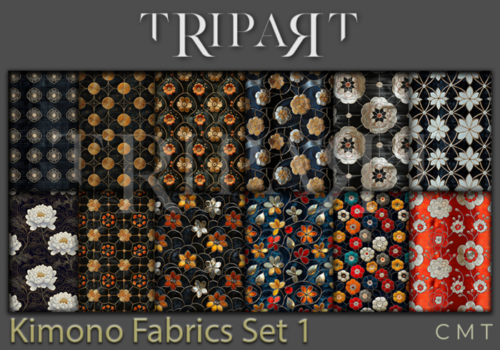 ..::TRIPART::.. Kimono Fabrics Set 1