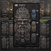 25 Frey Iron - Viking Wall Masks - [MoonSha]