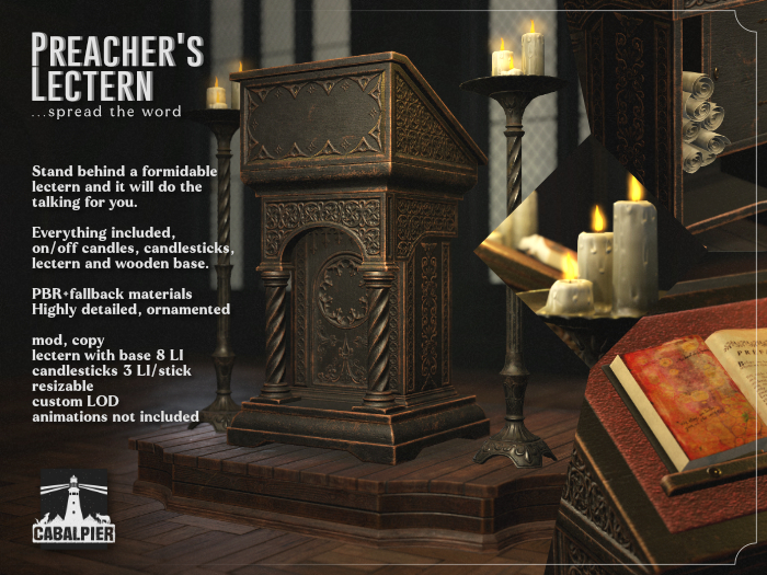 [CABALPIER] Preacher's Lectern