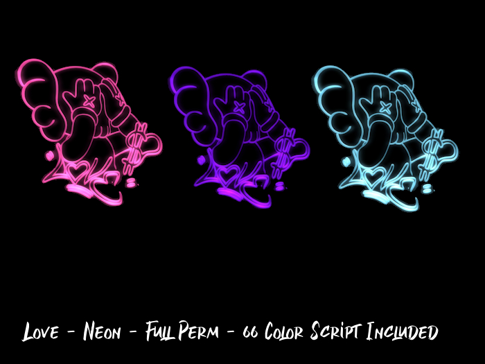 ~ VV ~ Love - Neon - Full Perm