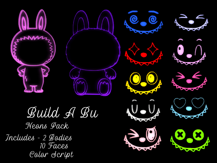 ~ VV ~ Build A Bu - Neons - Full Perm