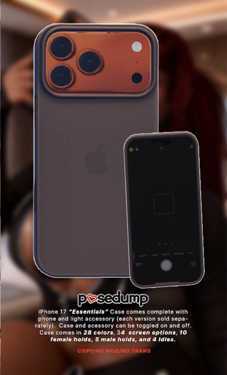 [posedump] iPhone 17 Pro \ "Essentials" Case