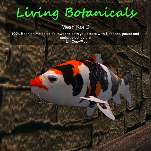 Inochi Botanicals - Mesh Fish "Koi D"