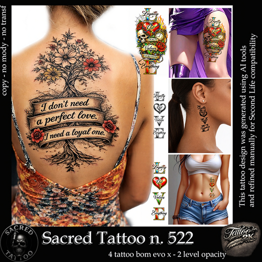 Sacred Tattoo 522..