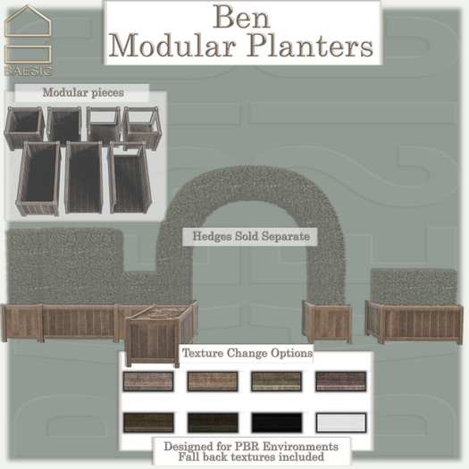 Baesic. Ben Modular Planter