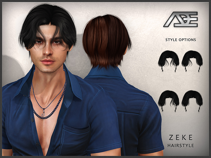 Ade - Zeke Hairstyle (Colorful Bundle)