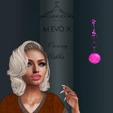 Add me - Lelutka - Piercing Lip Mikha Pink - Pink