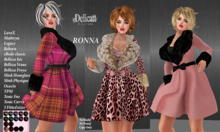 ♥PROMO72HOURS♥Delicatt Couture - Ronna Coat V26 - FEB.16♥2026♥