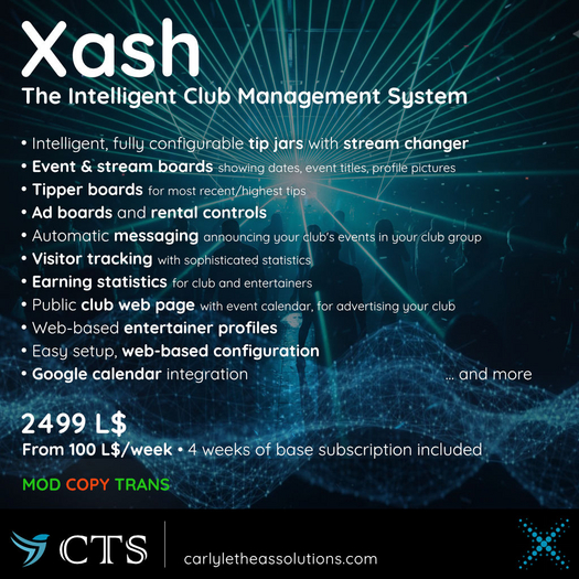 (CTS) Xash - The Intelligent Club Management System