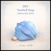 DFS Seashell Soap (eBento July 2022) - ACTUAL ITEM