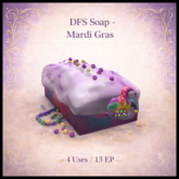 DFS Soap - Mardi Gras - ACTUAL ITEM