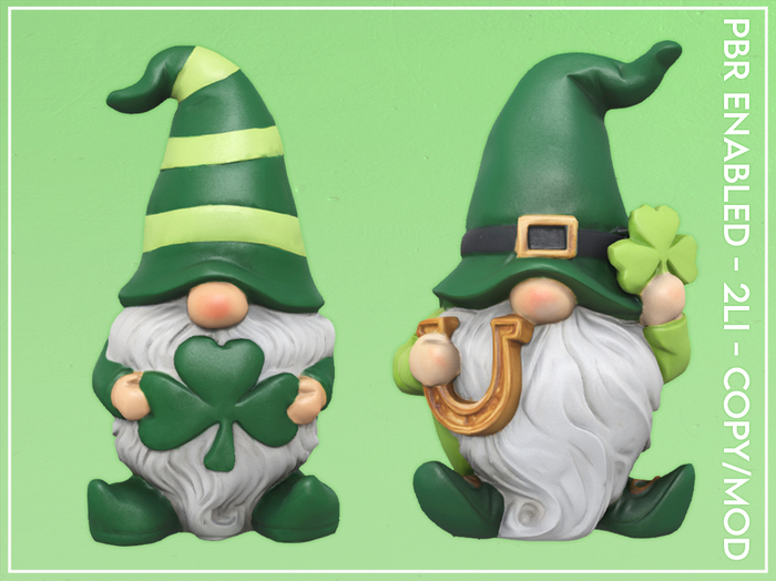St Patrick's Gnomes Set