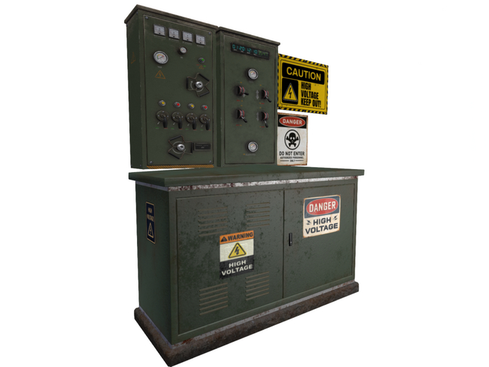 Art ..::  Pad-mounted Electrical  Box