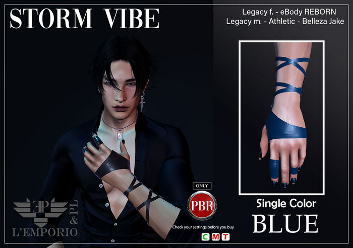 L'Emporio&PL::*Storm Vibe*:: Gloves  [BLUE]
