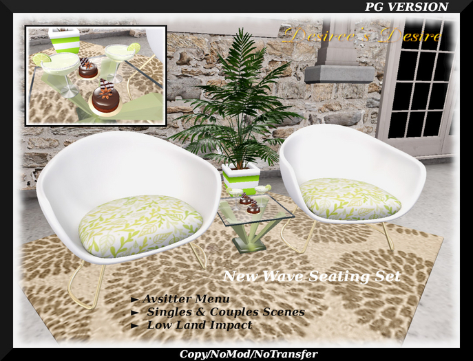 New Wave Seating Set - PG Version