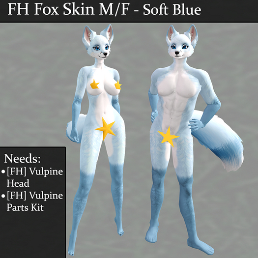 FH Fox Skin - Soft Blue