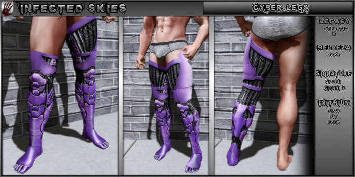 *IS* Cyber Legs Male Pink
