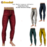 *!*BOUDOIR Ral legacy athletic Male FitMesh Pants 