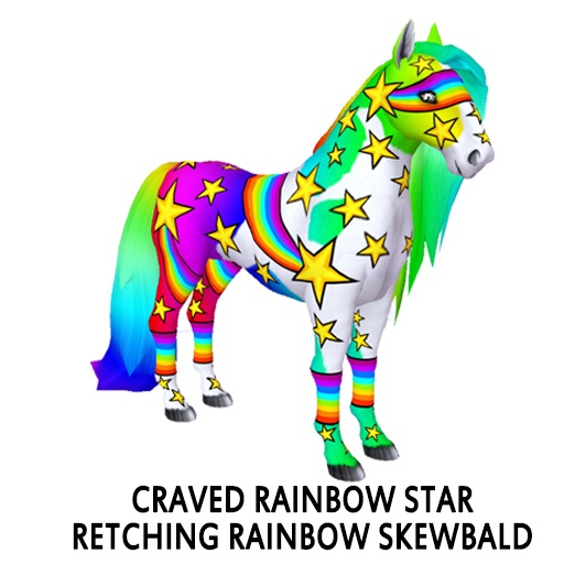 Craved Rainbow Star  F