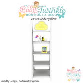 easter ladder yellow