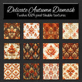 *Wallflowers* Delicate Autumn Damask