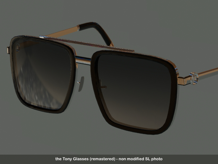 Tony Rectangular Glasses  *DEMO*