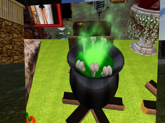 Boxed Witches Cauldron Green Slime