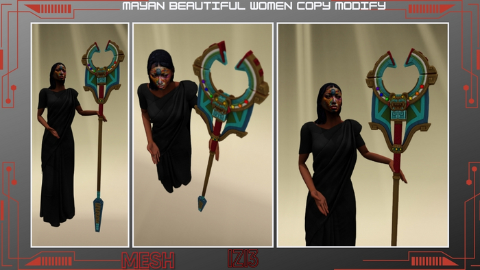 Mayan Beautiful Women Copy Modify