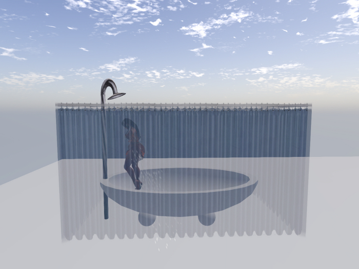 Boxed Working Psycho Shower