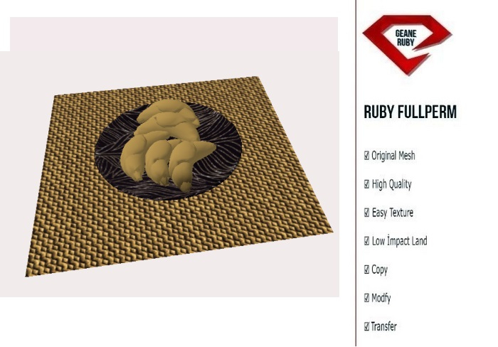 350 [Ruby Full Perm]Mesh empanadas