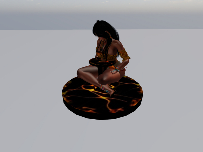 Boxed Sit and Spin Flame Style