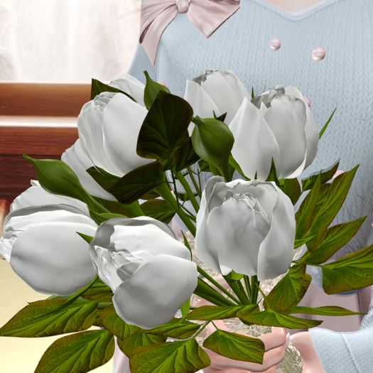 Wight Roses Bouquet #070-005