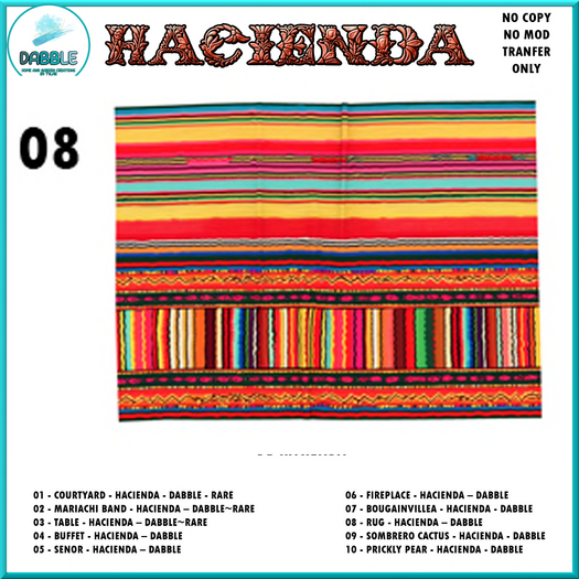 08 - RUG - HACIENDA - DABBLE