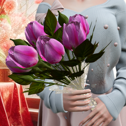 Pink Roses Bouquet #069-005