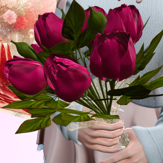 Burgundy Roses Bouquet #067-005