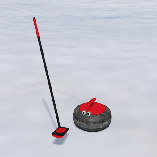 Curling Stone Avatar Red