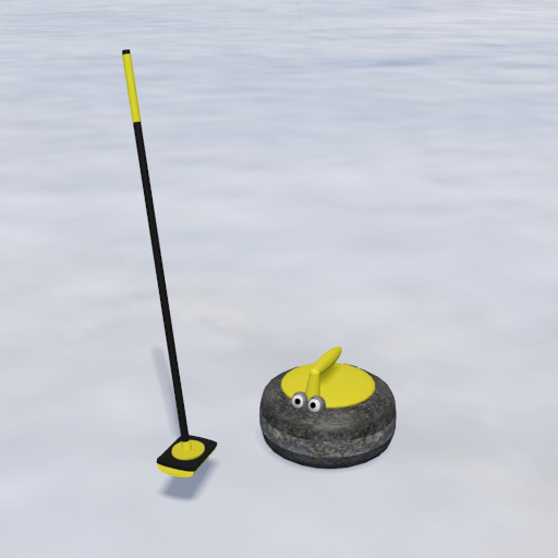 Curling Stone Avatar Yellow