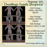 {CC} Cloudlings Family 10 men