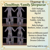 {CC} Cloudlings Family 6 boys