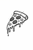 Pulse Ink BROKENDOODLES Dripping Pizza Tattoo BOM