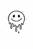 Pulse Ink BROKENDOODLES Dripping Smiley Tattoo BOM