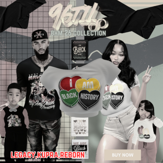 bhm hearts tee