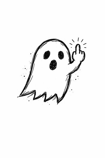 Pulse Ink BROKENDOODLES Ghost Flip Tattoo BOM