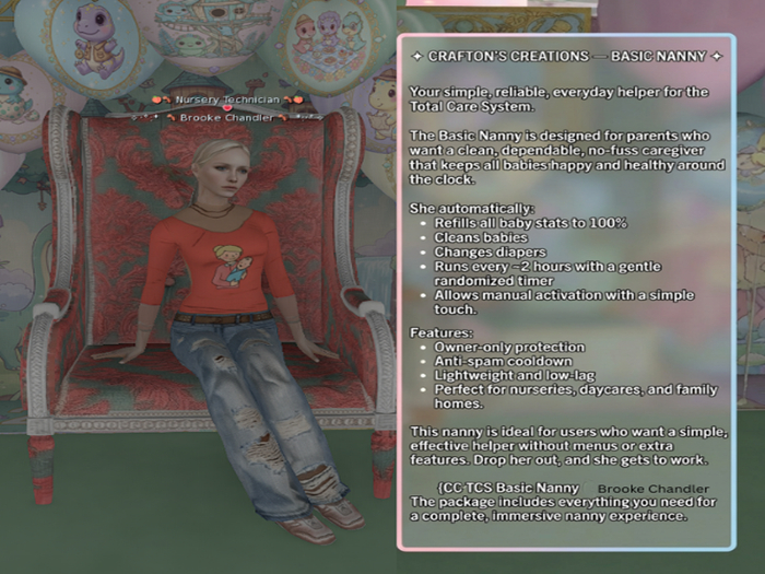 {CC} TCS Basic Nanny (Brooke Chandler)