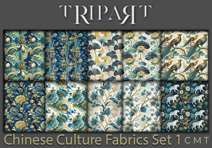 ..::TRIPART::.. Chinese Culture Fabrics Set 1