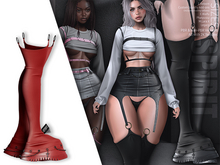 SPIRIT - Snov boots [RED]