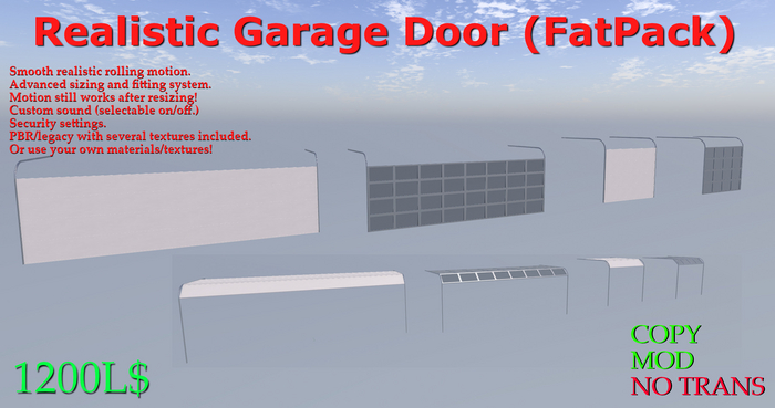 Realistic Garage Door Fatpack